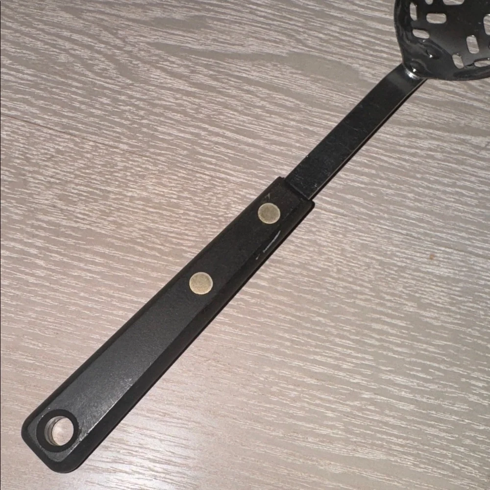 Vintage EKCO Forge Stainless Steel Slotted Spoon. USA